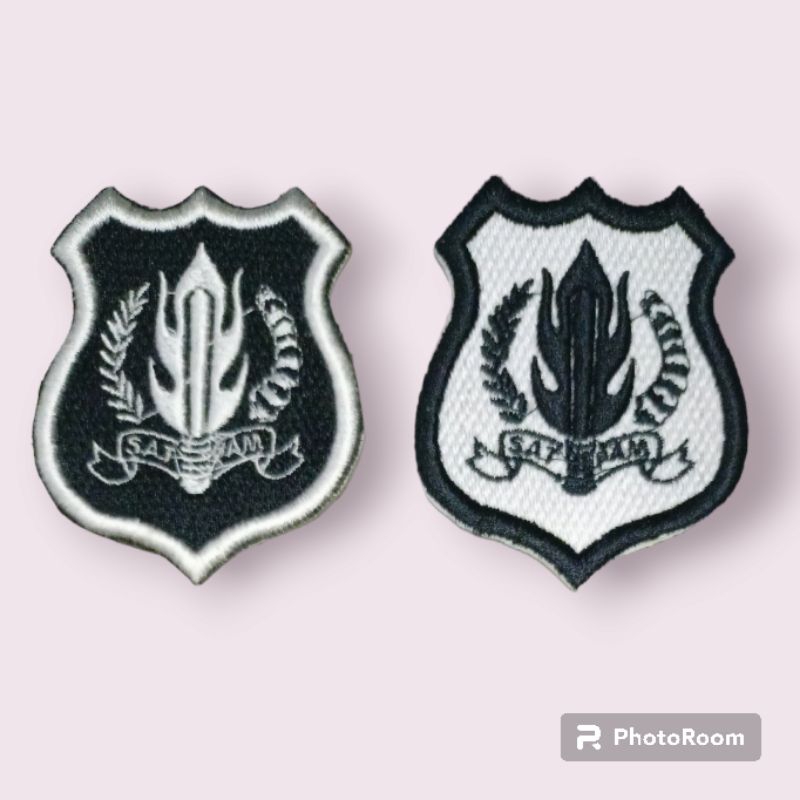 BET BADGE KEWENANGAN SATPAM LAMBANG BORDIR KEWENANGAN SATPAM
