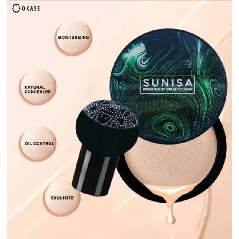 Sunisa chusion waterproof Ori/Chusion BB cream/foundation BB/ Chusion Sunisa Bedak Original BPOM