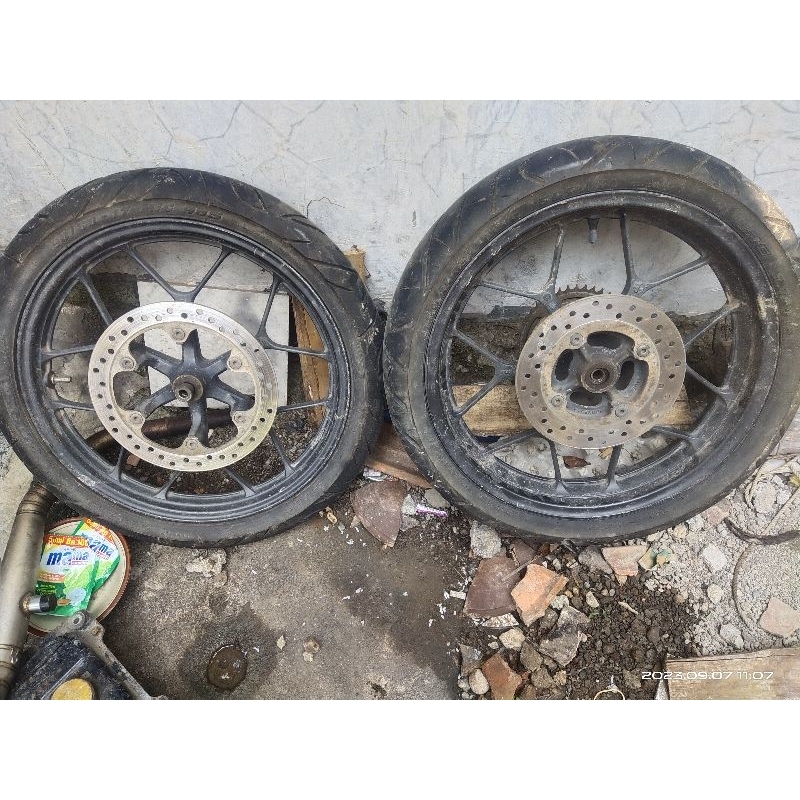 velg supra GTR 150 full set copotan