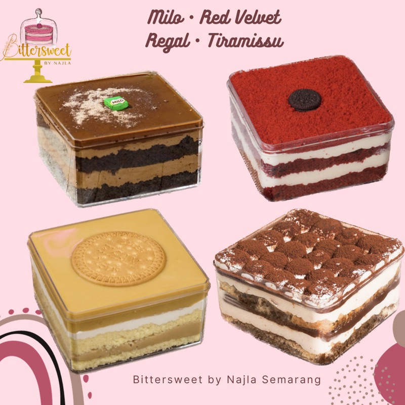 

Milo RedVelvet Regal Tiramissu Dessert Box bittersweet by Najla