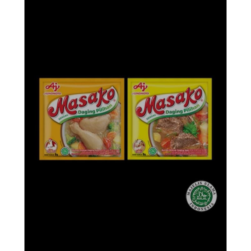 

Masako bubuk kaldu penyedap Ayam dan Sapi 8,5 gr