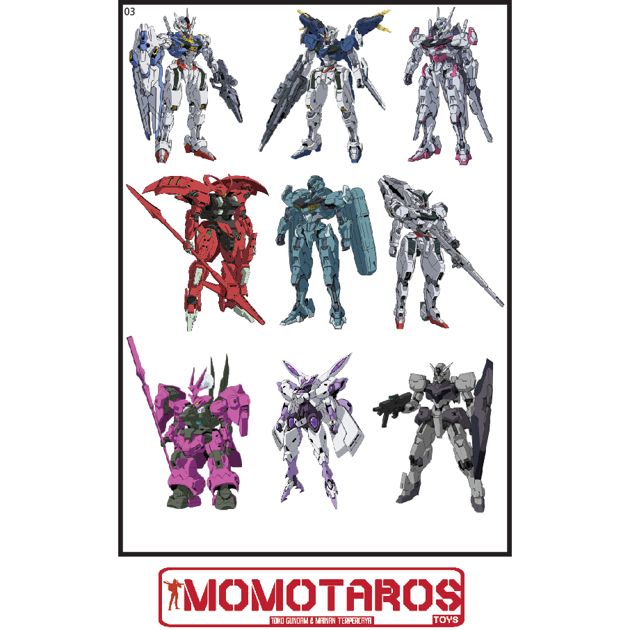 

Sticker Gundam the Witch from mercury 1 pc