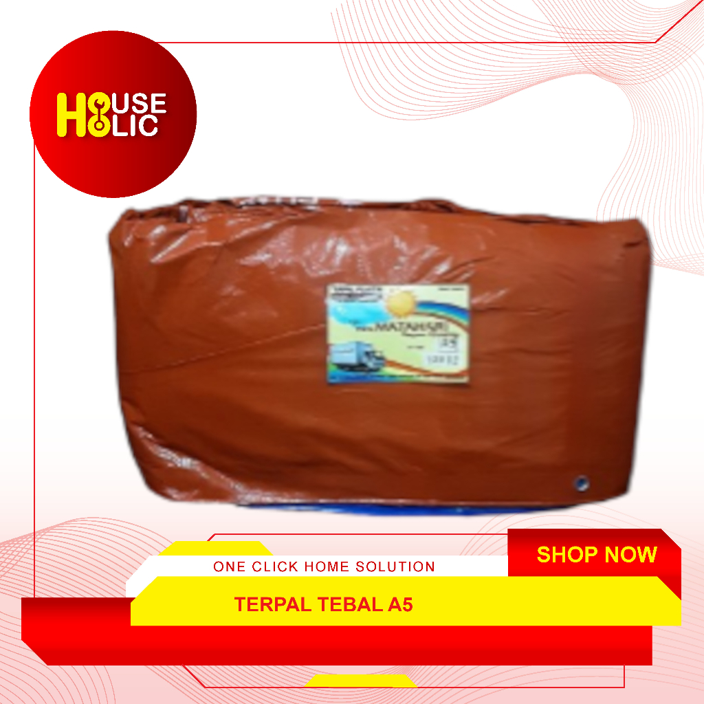 Terpal Tenda Plastik Tipe A5 4x6 Korea Terpal Camping Tebal Serbaguna