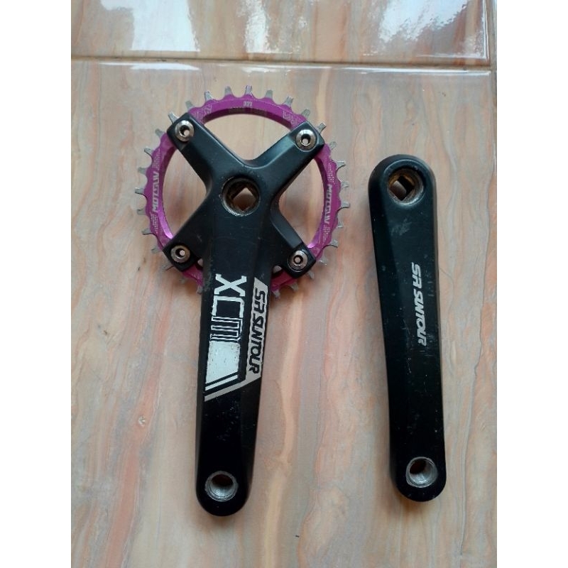 crank suntour xcm single chainring 32t
