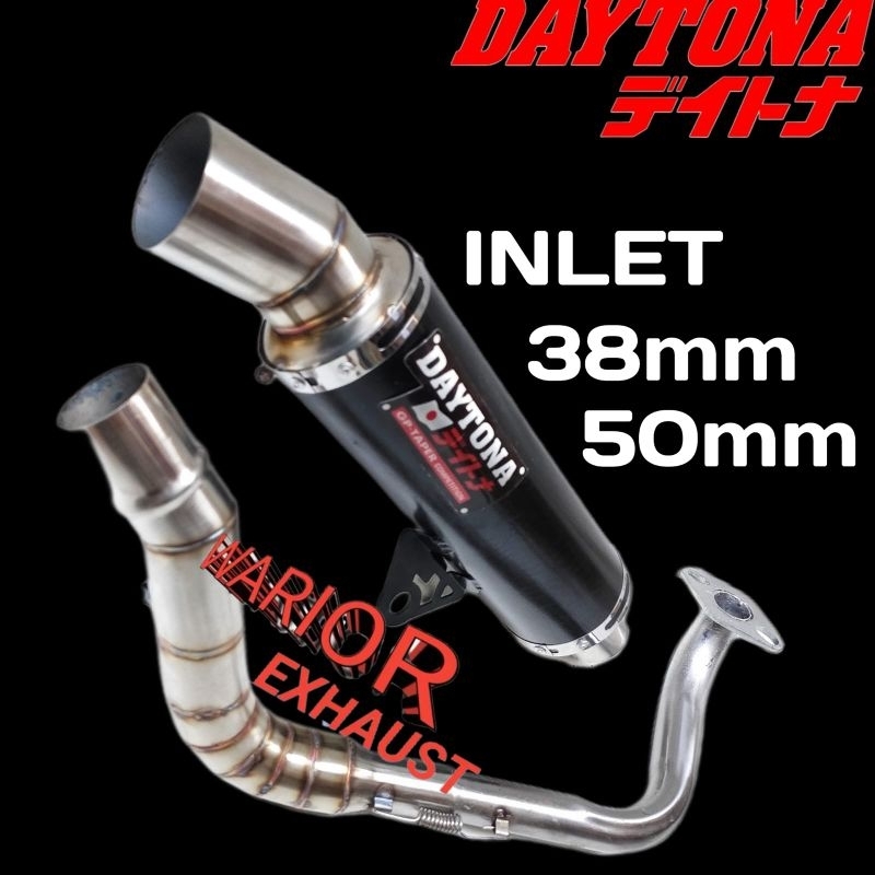 knalpot samlong daytona hitam glosy vario/knalpot racing samlong/knalpot samlong/knalpot tzm/knalpot