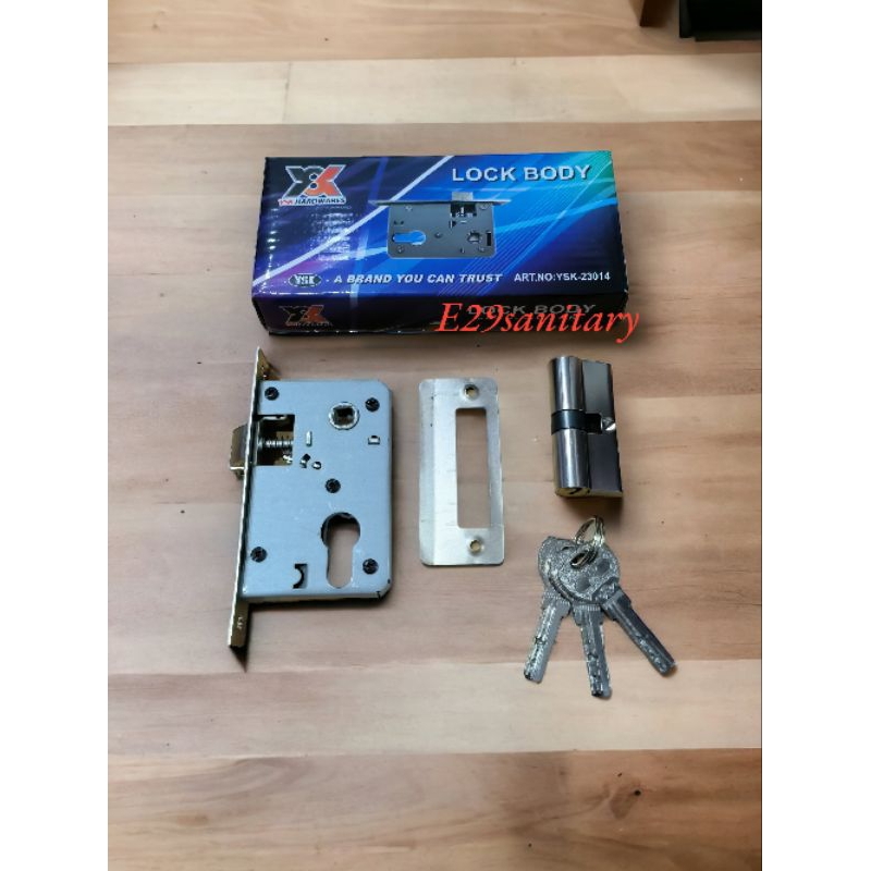 New Body Kunci Pintu KECIL / Body Kunci SWING KECIL