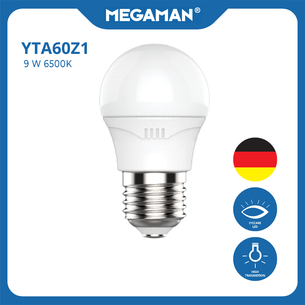 MEGAMAN LED BULB 9W LAMPU LED BOHLAM LED 9WATT LAMPU BOHLAM