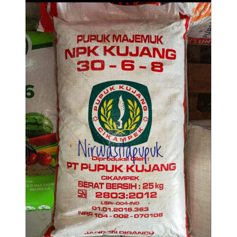 NPK Majemuk Kujang 30-6-8 Kemasan Repack 1kg