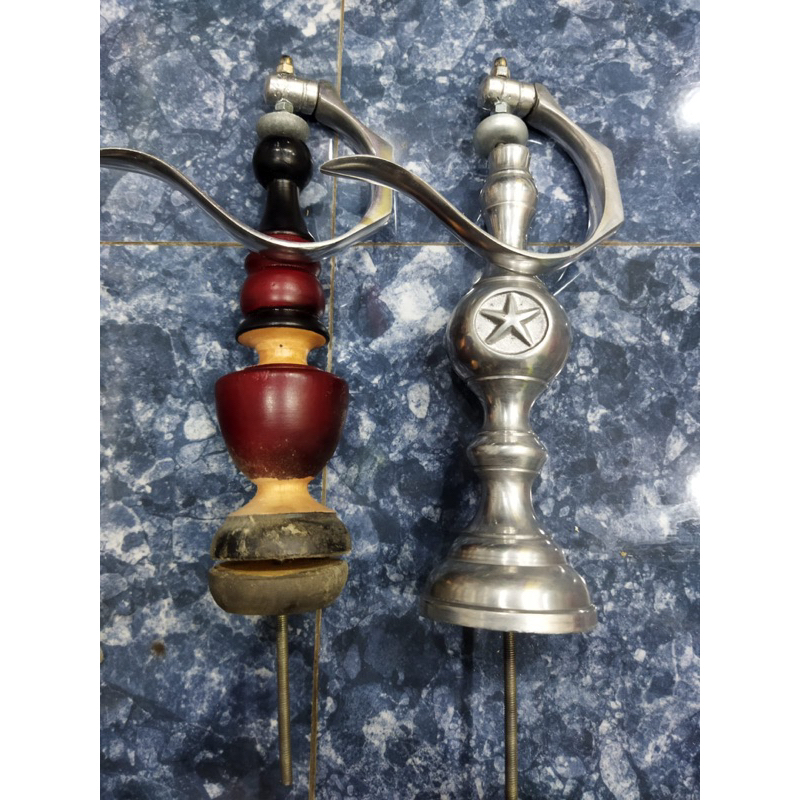 GANTUNGAN LIPAT PLUS PION PLECI HELOPET KAYU MOTIF STAINLESS