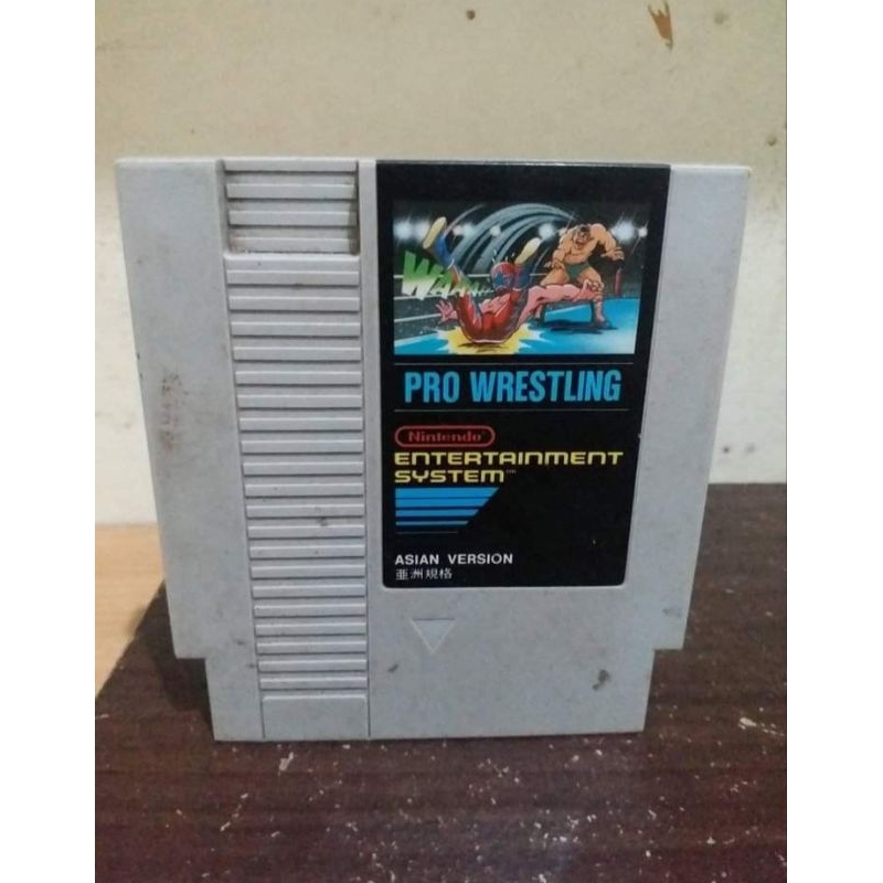 kaset nintendo nes ori pro wrestling