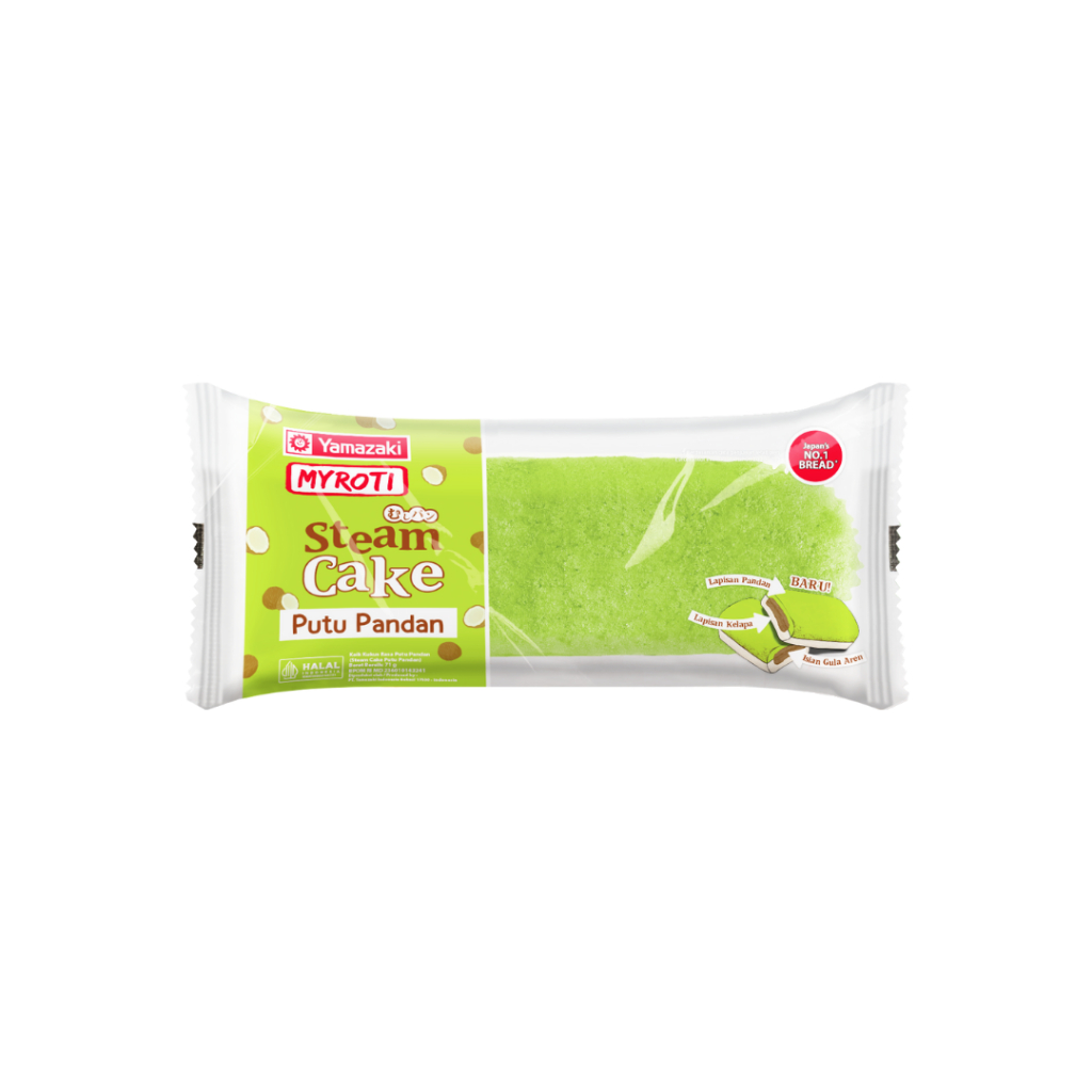 

Yamazaki MyRoti - Steam Cake Putu Pandan 71gr