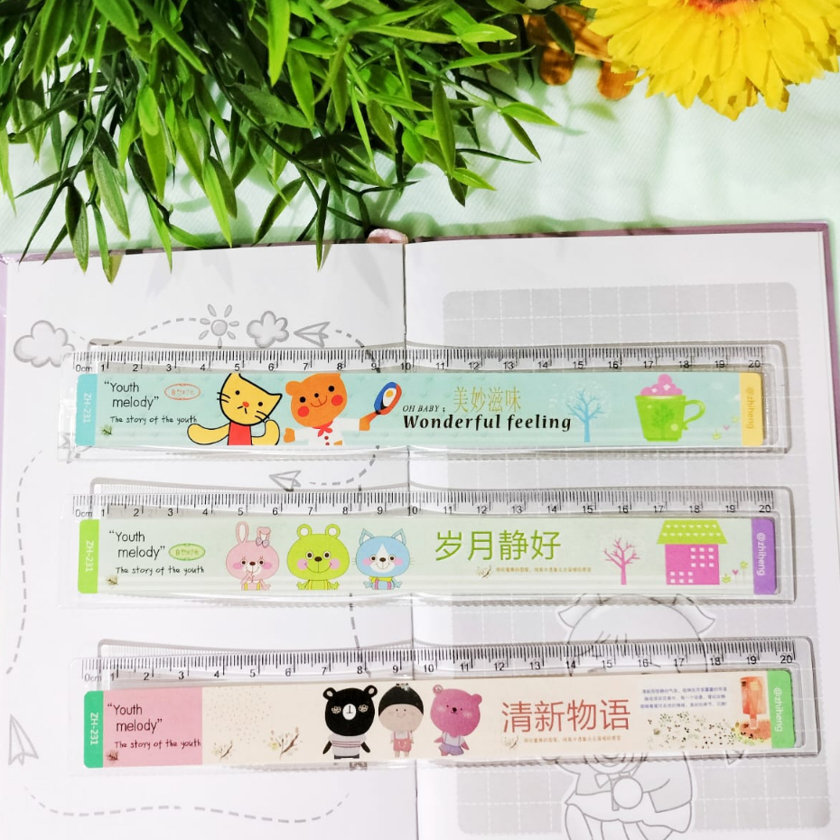 

PENGGARIS 20CM KARAKTER KARTUN SUPER CUTE BAHAN PLASTIK ADA BEBERAPA VARIANT RULER MODEL ANIMASI IMUT PANJANG 20 CM HARGA JAMINAN TERMURAH READY GROSIR COD