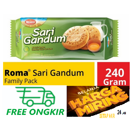 

Roma Biskuit Sari Gandum 240g