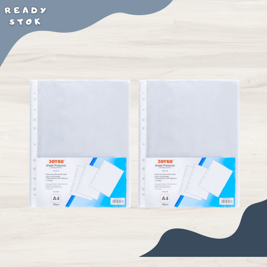 

SHEET PROTECTOR / PELINDUNG KERTAS / SHEET PROTECTOR A4 JOYKO