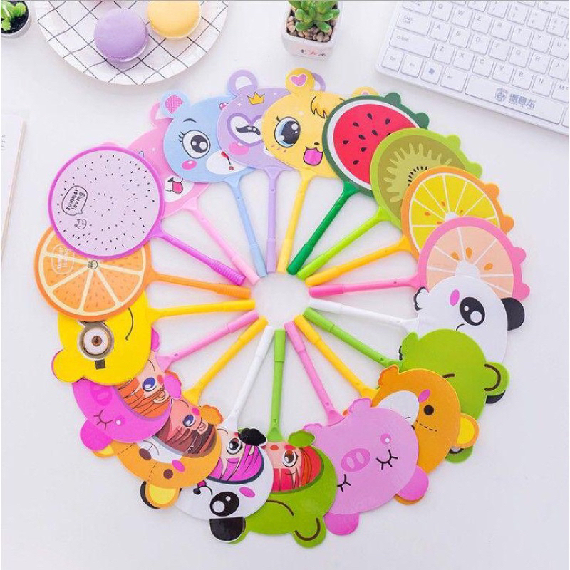 

[CUTIE BABY] Pena Kipas Karakter Lucu / Bolpoin Kipas / Bolpen Kipas