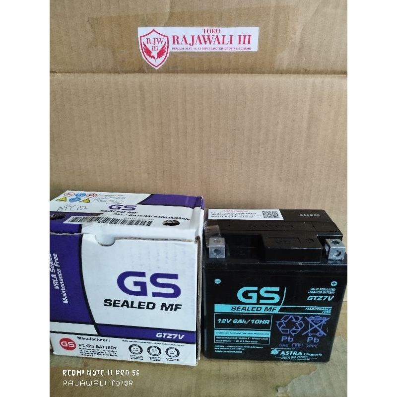 aki GS astra GTZ 7V nmax original