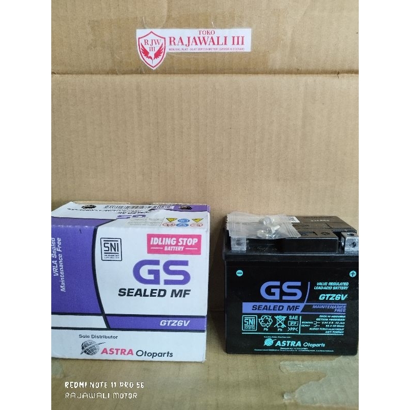 aki Gs astra GTZ 6V original