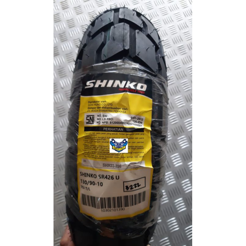 Ban shinko SR426 120/90-10 130/90-10