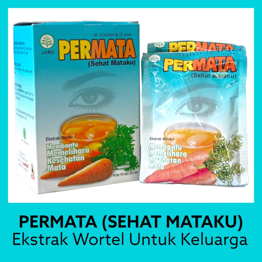 PERMATA EKSTRAK WORTEL, SEHAT MATAKU, MEMBANTU MEMELIHARA KESEHATAN MATA, EKSTRAK WORTEL UNTUK KELUA