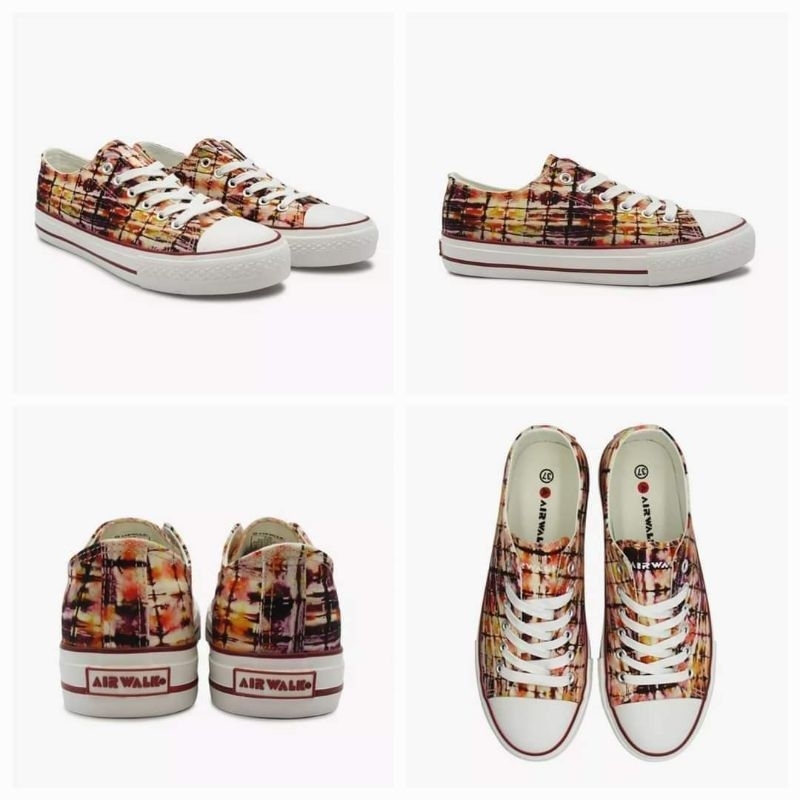 SALE100%Original Airwalk Reyna White Women's Sneakers Shoes Kode Produk: AIWX22F0405W