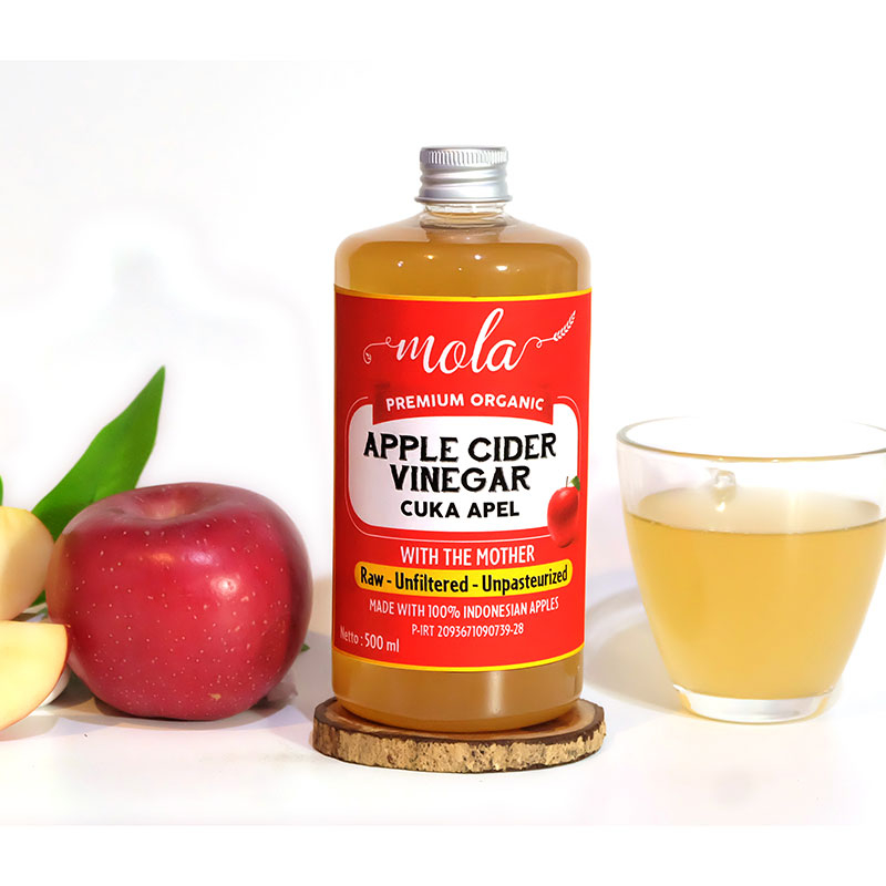

Ay00! Mola Cuka Apel Organik / Apple Cider Vinegar Organic With The Mother Untuk Diet Alami