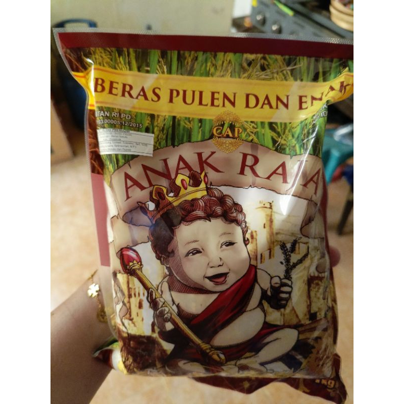 

Beras ANAK RAJA Kemasan Repack 1kg