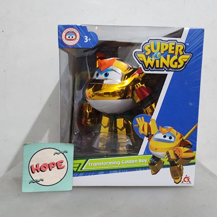 Action Figure Super Wings Transforming Golden Boy Original Auldey