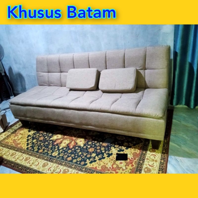sofa bed bigland kain [khusus batam]