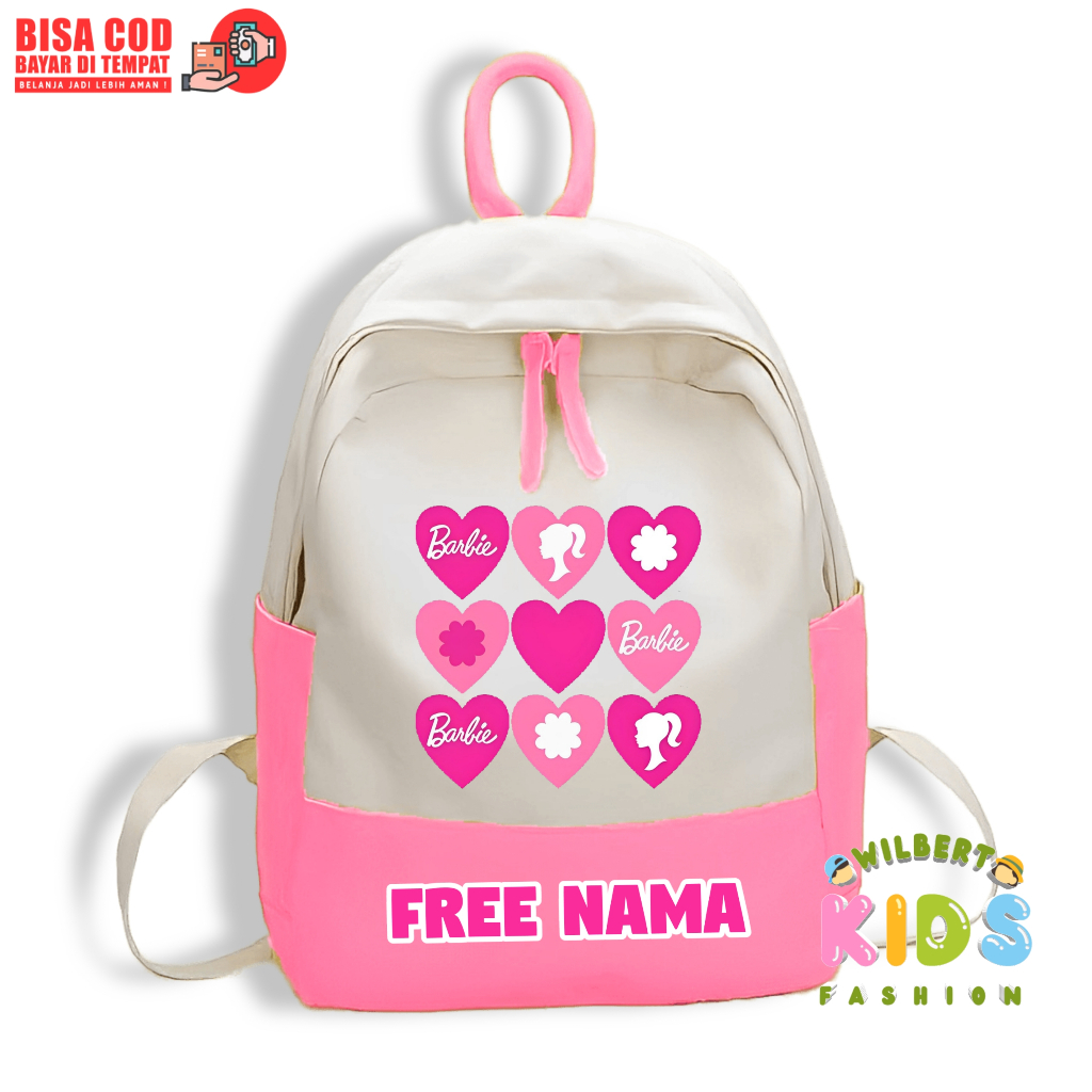 Tas Ransel Anak SD Barbie Backpack Anak Barbie