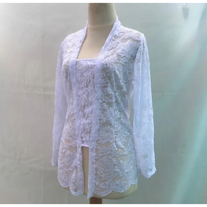 KEBAYA REMAJA BRUKAT MODERN / KEBAYA TANPA KANCING KEKINIAN