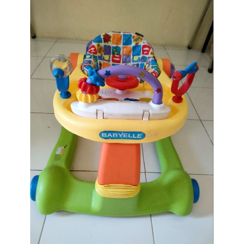 baby Walker + push walker babyelle PRELOVED