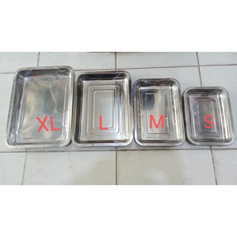 Nampan Stainless Kotak Bulat Murah Komodo