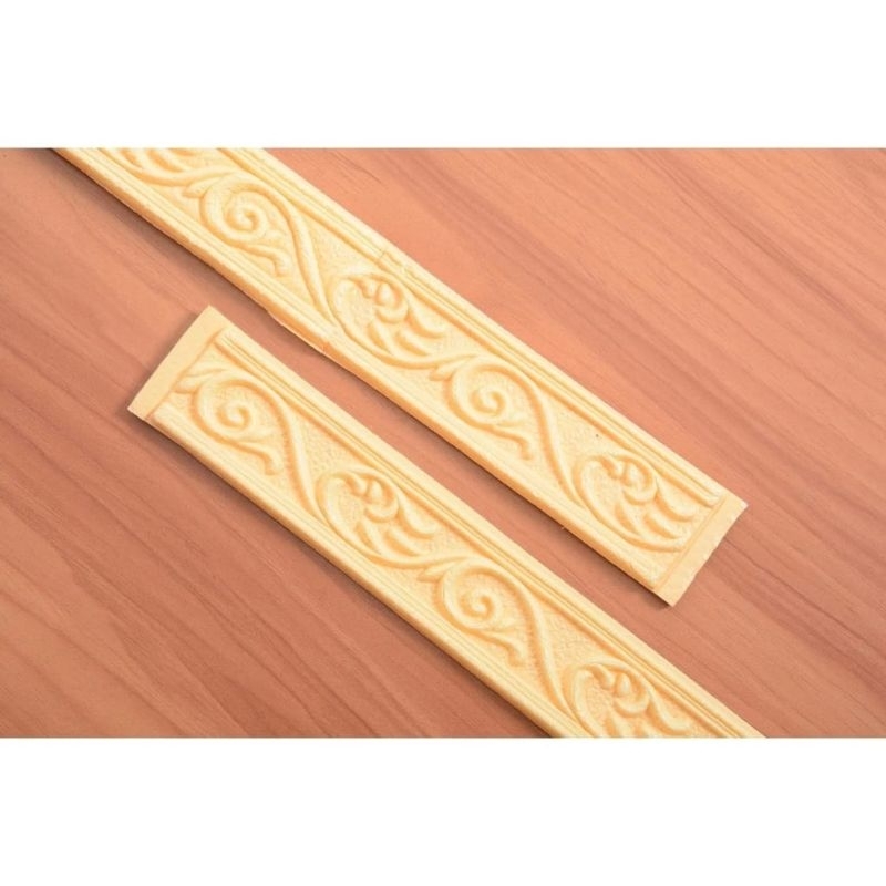 Wallpaper List Border Foam 3D Ukir Cream || walpaper list profil