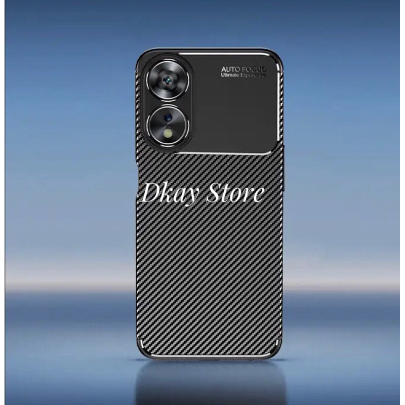 Case Oppo A57 5G / A58 5G / A74 4G / A78 5G Softcase Auto Focus Original Black Cover