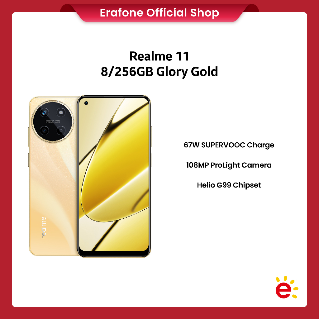 Realme 11 4G 8/256GB - Glory Gold