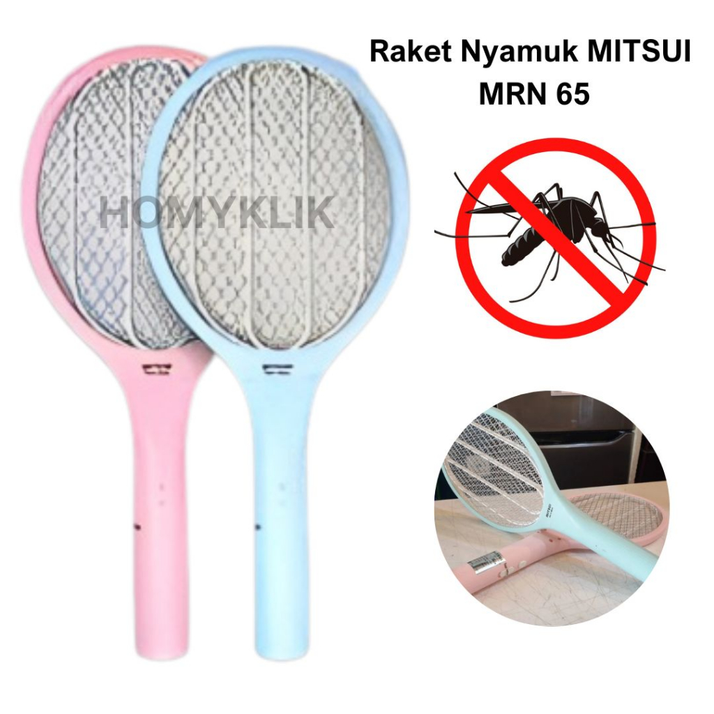 Raket Nyamuk MITSUI MRN 65 Zeus Listrik Bisa di Cas Tahan Lama 22 Jam