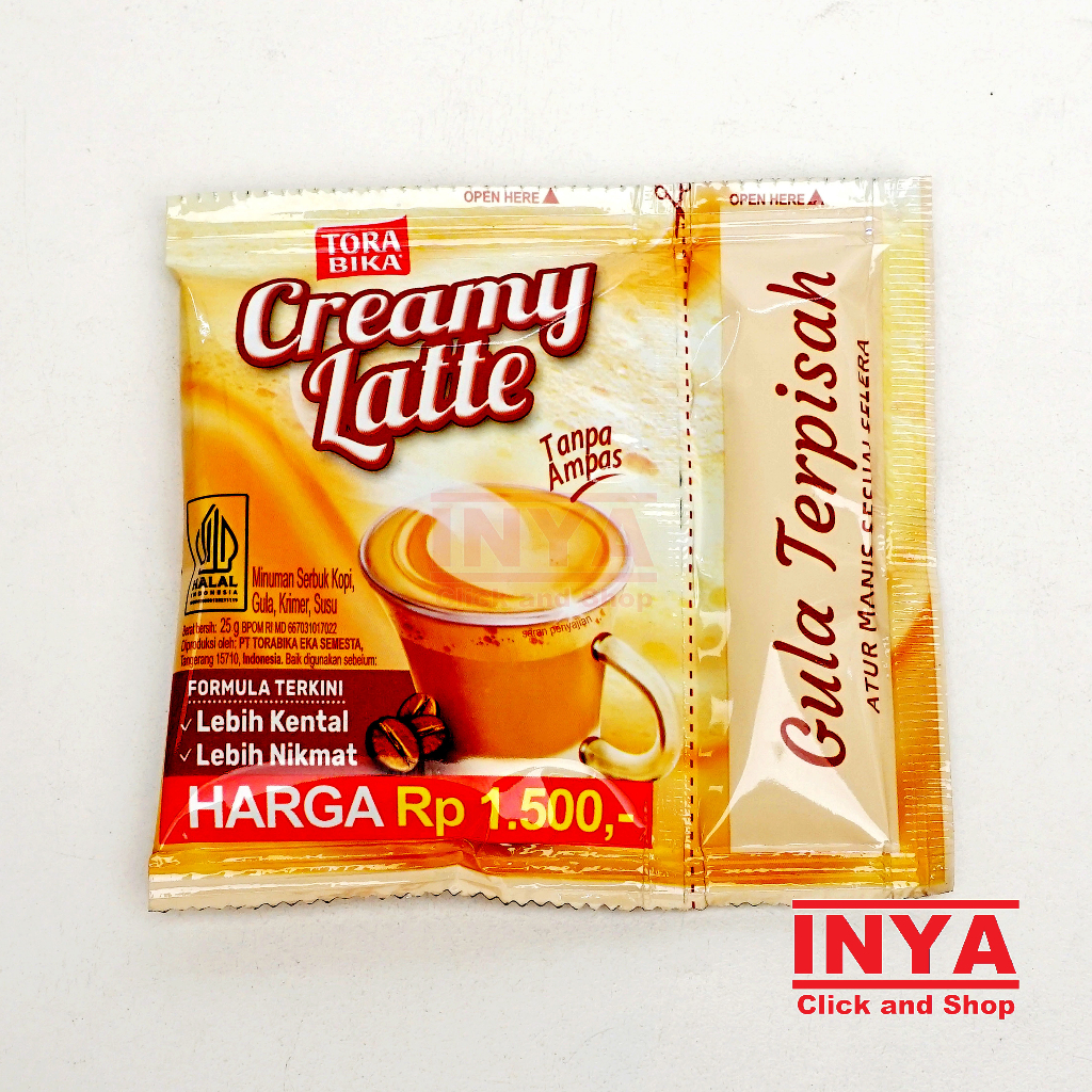 

Torabika Creamy Latte Coffee 25gr Sachet - Kopi Instan