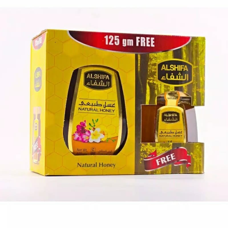

Al shifa paket 500gr free 125gr Dan Alshifa 500 saja