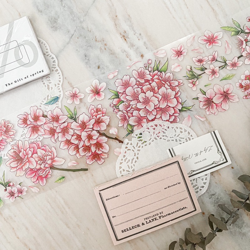 

[Sample] BattyPei Cherry Blossom Season PET Tape - 1 Loop