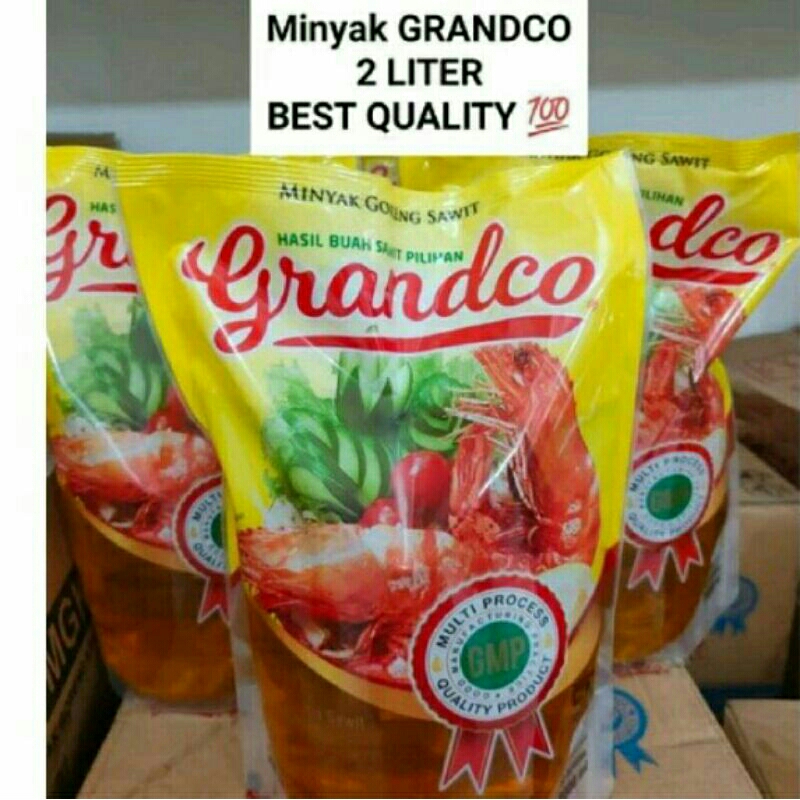 

Minyak goreng GRANDCO 2 Liter* ✅ BEST QUALITY