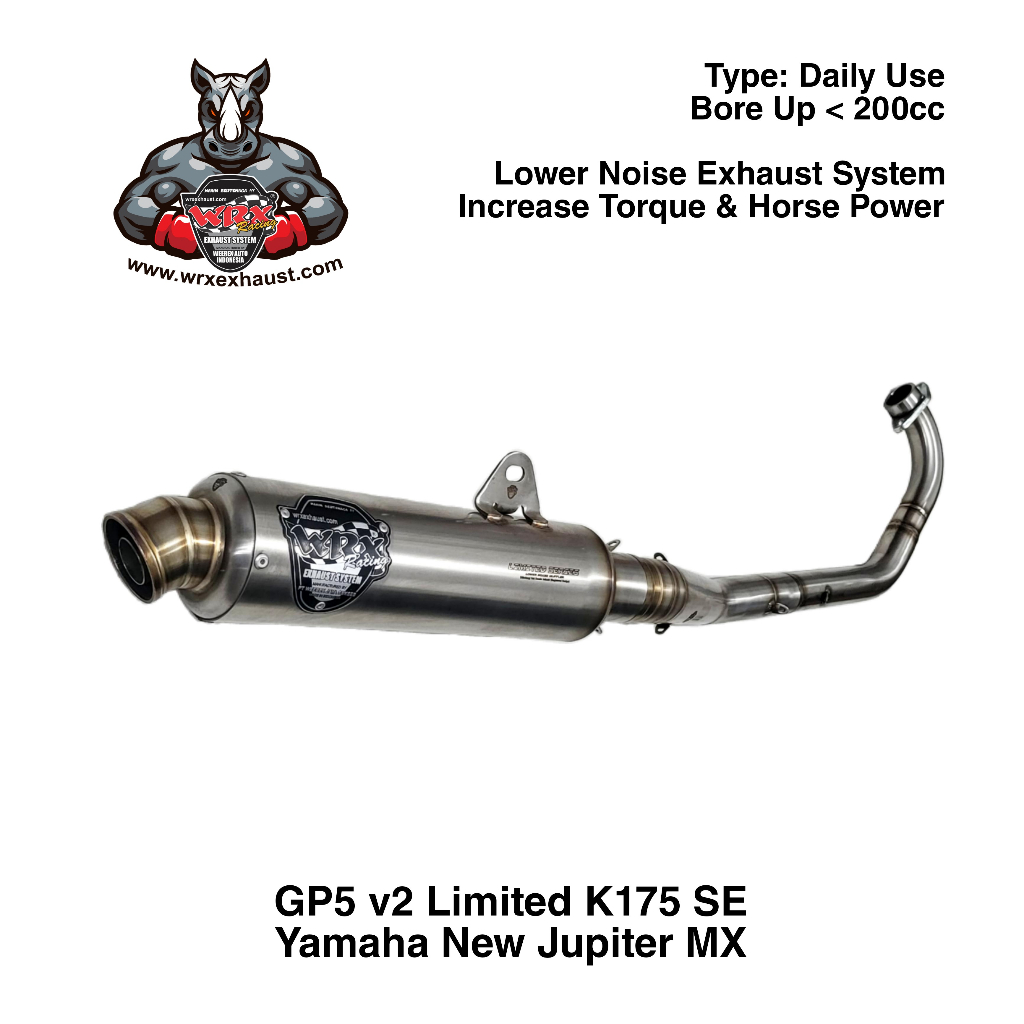 Knalpot WRX GP5 v2 Limited K175 SE New Jupiter MX