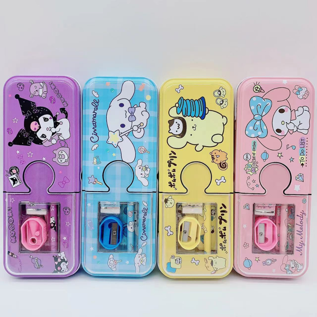 

SANRIO MYMELODY KUROMI CINAMONROLL MOTIF KARTUN TEMPAT PENSIL