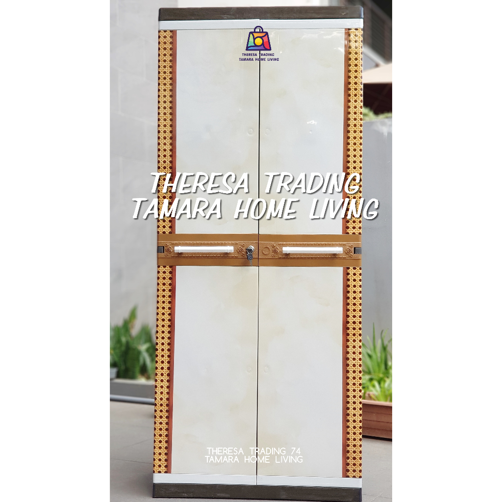 LEMARI PLASTIK CLUB JUMBO GRAND VENEZIA JNUG SUSUN 4 NEW DESIGN KUNCI