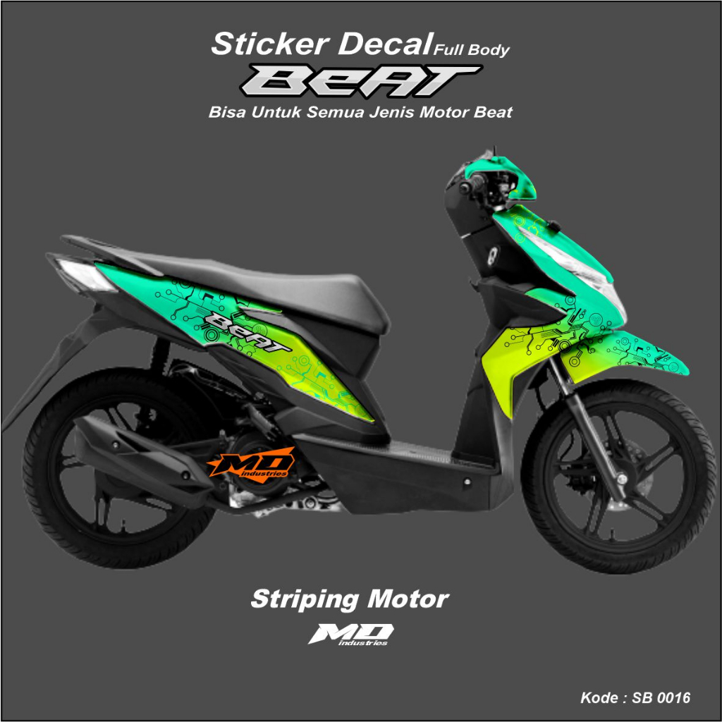 Decal Beat Street Full Body / Esp / Fi / Pop - Beat Karbu - Custom Desain