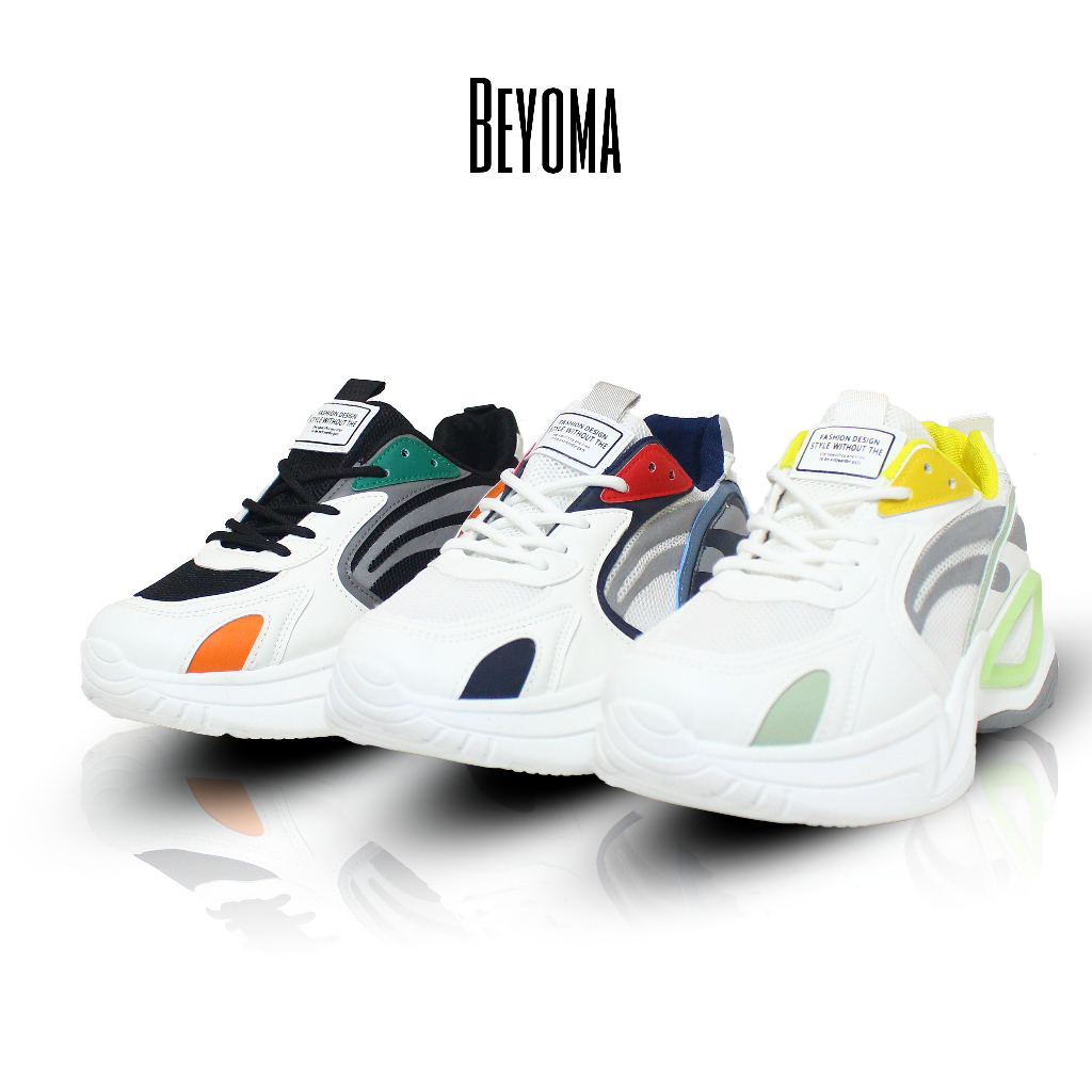 SEPATU BEYOMA SPORT SNEAKERS RUNNING PRIA WANITA COD GROSIR BYM210