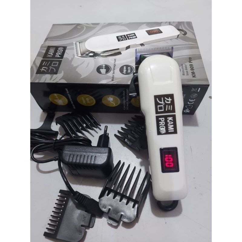 Alat cukur rambut WIRELESS GENERASI TERBARU KAMIPRO KM - 909 PRO