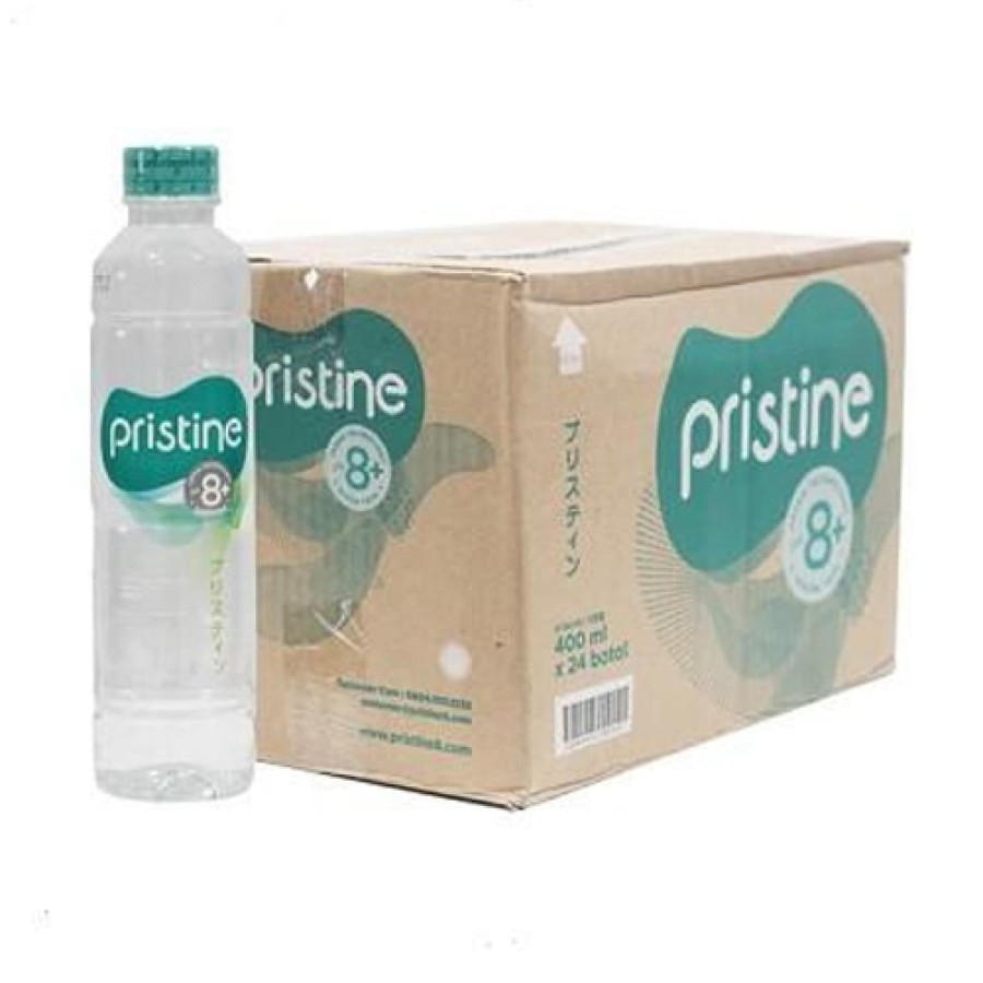 

Pristine PH 8+ Air Mineral 400ml 1 Dus Isi 24 Botol