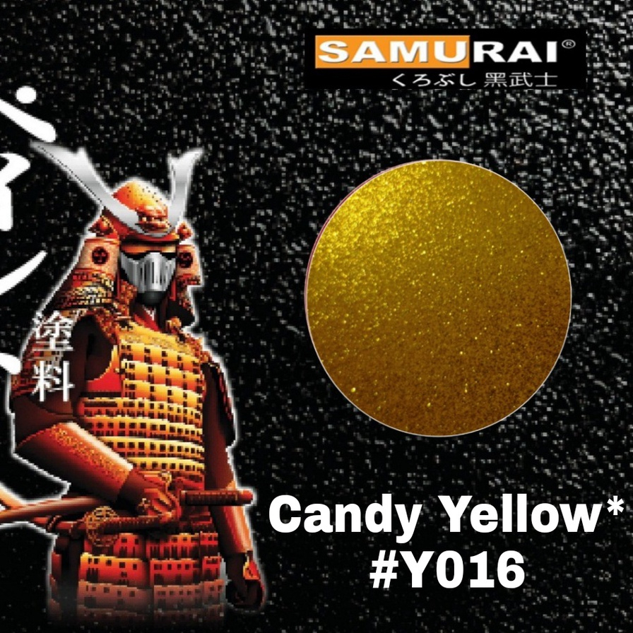 

GROSIR Samurai Paint Candy Yellow Y016 cat pilok samurai warna kuning emas kuning candy tone pilok samurai gold emas cet vilok samurai 400ml