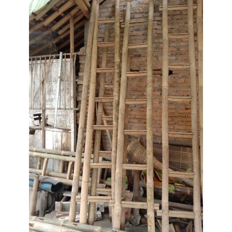 Tangga bambu 3 meter