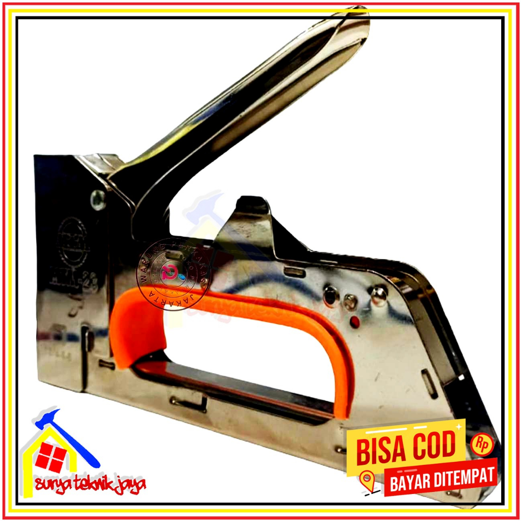 

[cuci gudang] Kekuatan dan Ketahanan POPAYE R23 Staple Gun dengan Body Besi untuk Penggunaan Intensif